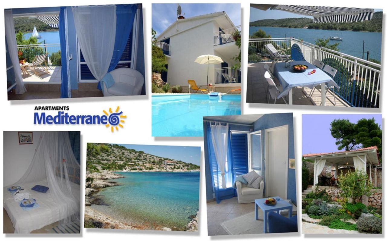 Apartments Mediterraneo Kaprije Kültér fotó